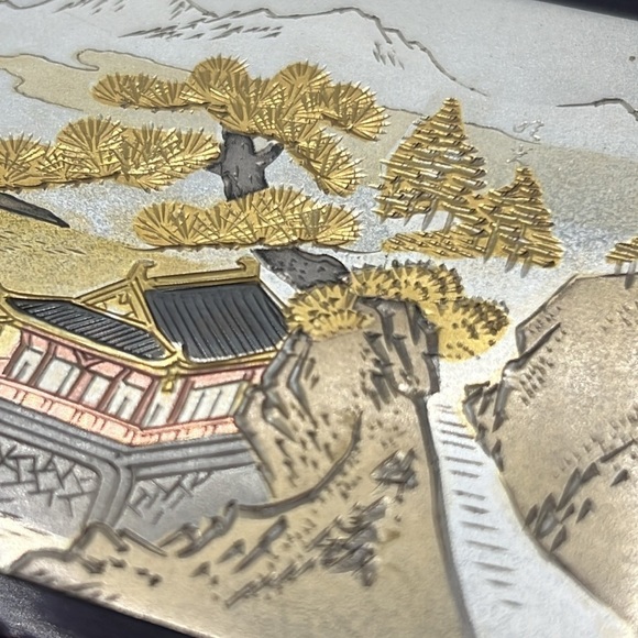 ORIGINAL CHOKIN ART COLLECTION SMALL JEWELRY BOX WITH RED INTERIOR - Picture 3 of 11